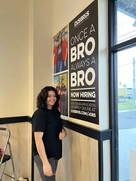 Interior signage, menu boards and wall graphics installed for Dos Bros Mexican Grill in Shelbyville, Tennessee (3 of 12)