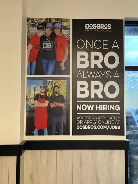 Interior signage, menu boards and wall graphics installed for Dos Bros Mexican Grill in Shelbyville, Tennessee (4 of 12)