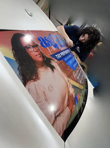 Custom sign, vehicle graphic and banner work by Smiles and Signs in Murfreesboro, Tennessee (56 of 60)