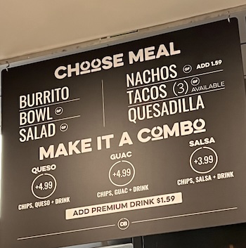 Professional Custom Menu Board Murfreesboro TN - Restaurant Menu Display Dos Bros